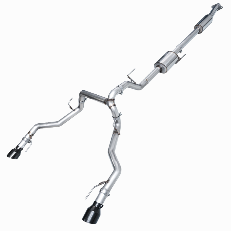Ford F-150 Performance Exhaust - AWE Tuning - 0FG Resonated Cat-Back - Diamond Black - `21-`27 Ford F-150 Performance Exhaust - AWE Tuning - 0FG Resonated Cat-Back - Diamond Black - `21-`27